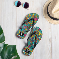 Urban Scribble Flip Flops - My Store