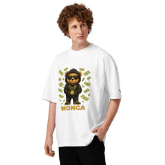 Wonca Money Bear Oversized Organic Cotton T-Shirt - By Adie