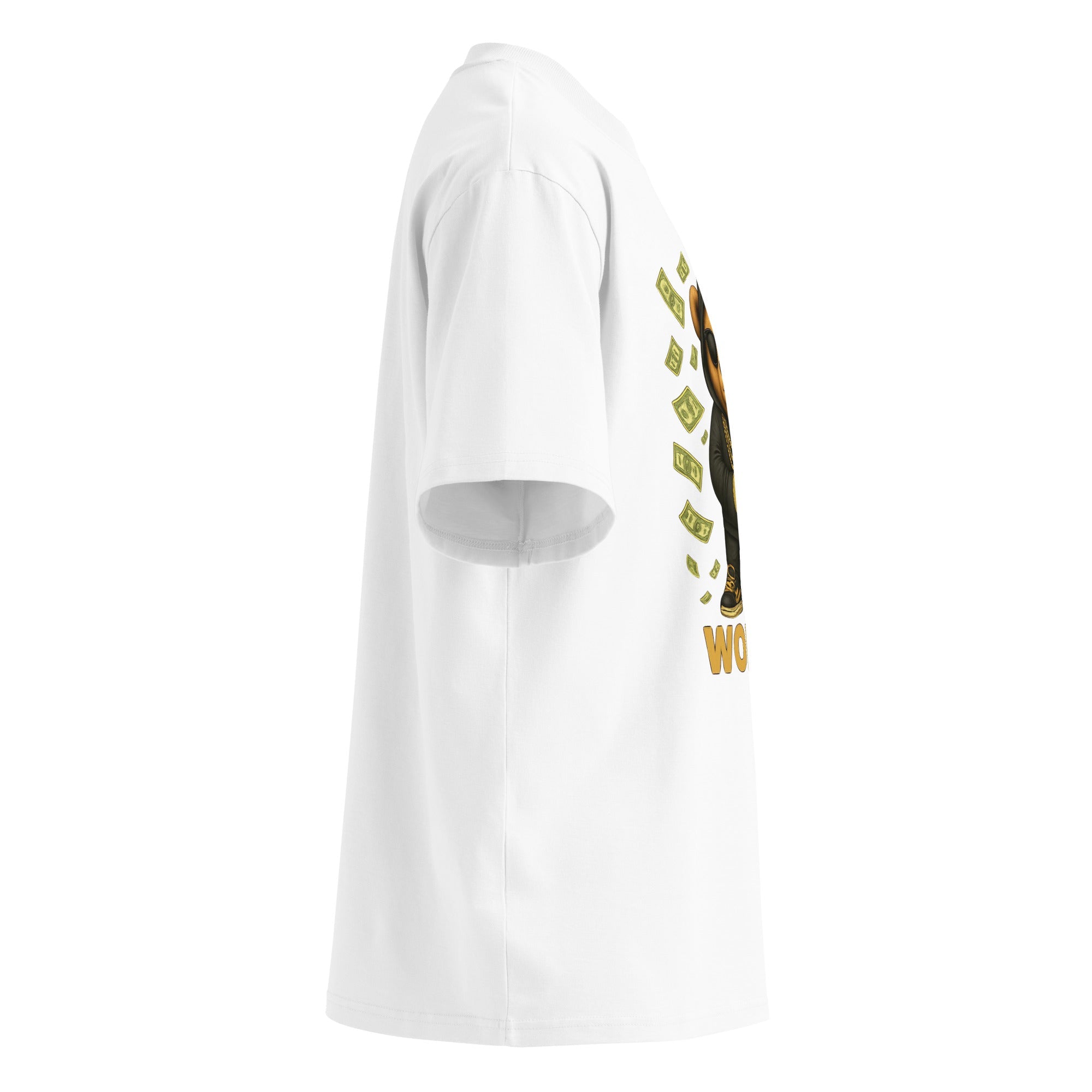 Wonca Money Bear Oversized Organic Cotton T-Shirt - By Adie