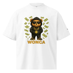 Wonca Money Bear Oversized Organic Cotton T-Shirt - By Adie