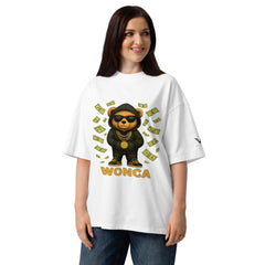 Wonca Money Bear Oversized Organic Cotton T-Shirt - By Adie